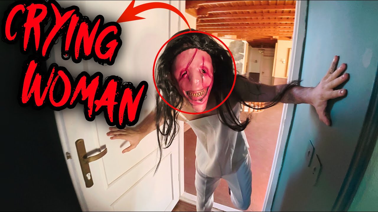 CRYING WOMAN REAL LIFE HORROR ESCAPE (PARKOUR POV)