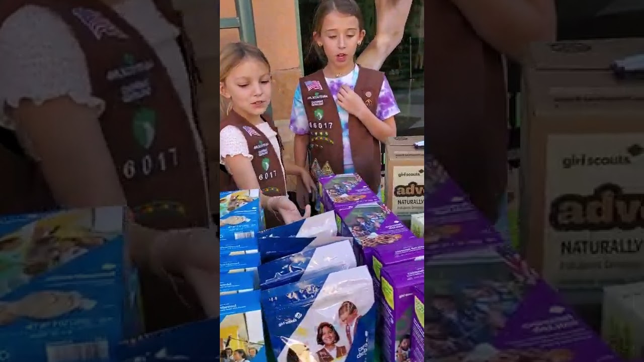 Would you like to buy some Girl Scout cookies? 🍪