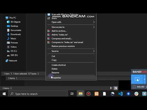 How to solve HTML file run problem ?