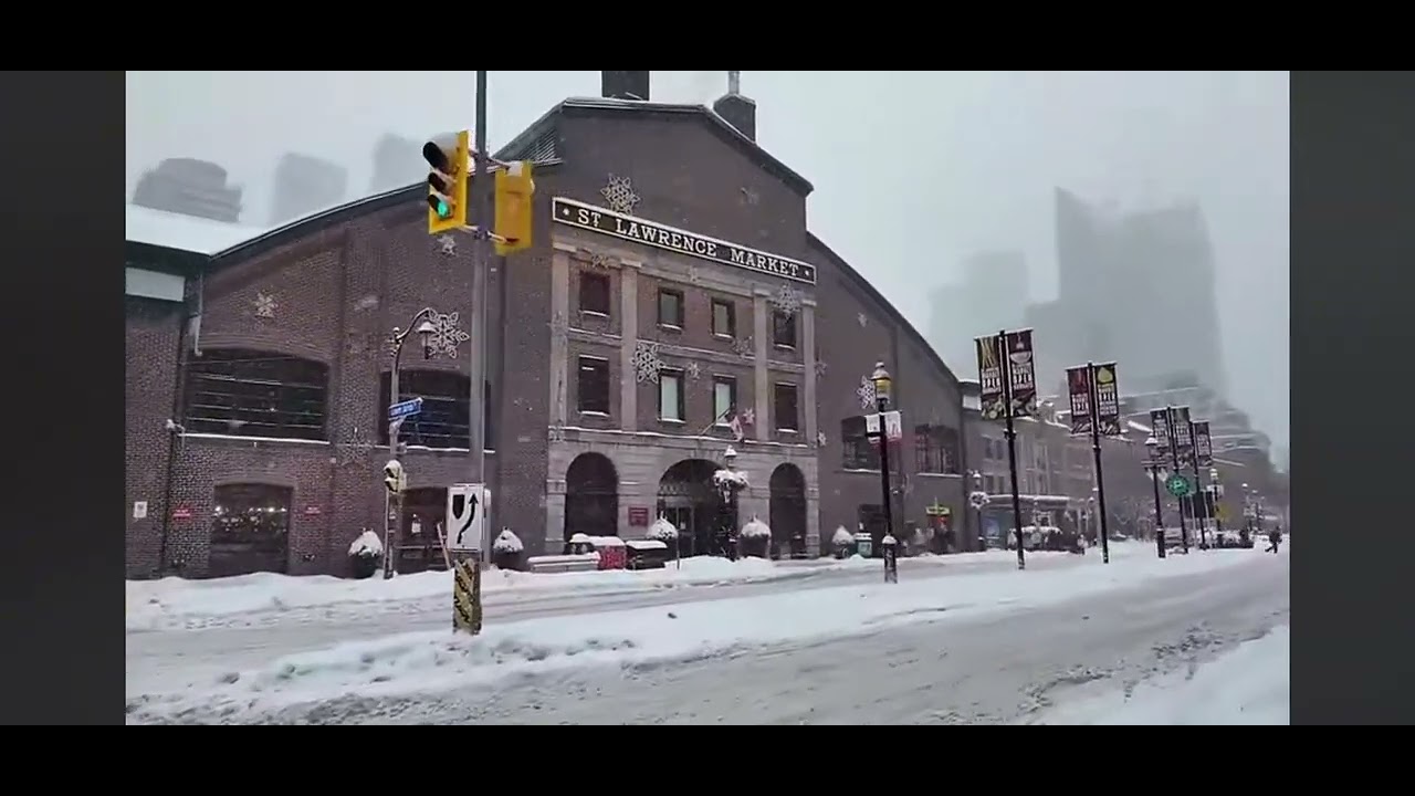 SNOW STORM HIT ON THE PART OF TORONTO🇨🇦