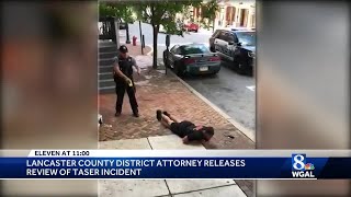 DA: Lancaster officer won't be charged in June tasing incident