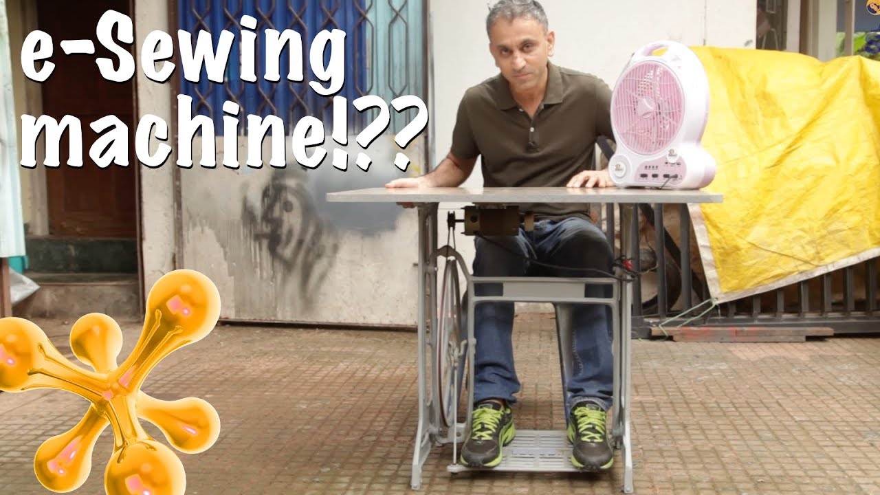 How to Make Electricity with Pedal Sewing Machine Generator