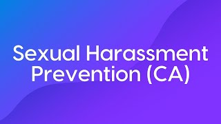 Sexual Harassment Prevention Course Trailer for Managers (Canada)