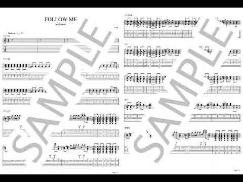 FOLLOW ME【Guitar TAB / perfectly copy】 - andymori