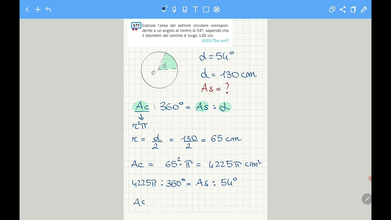 PROBLEMI CON LA CIRCONFERENZA: SETTORE CIRCOLARE E CORONA CIRCOLARE