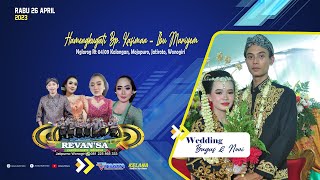 Live - Campursari REVAN'SA - Kelana Audio - Wedding Bagus & Novi - Jatiroto Wonogiri -  26 04  2023