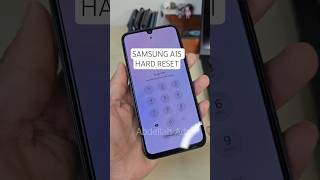 SAMSUNG A15 Hard Reset Unlock Password إعادة ضبط المصنع بعد نسيان كلمة السر
