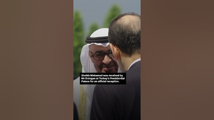 Presiden Sheikh Mohamed disambut oleh Presiden Erdogan dalam kunjungan kenegaraan