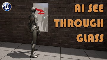 How To Allow AI Pawn Sensing To See Through Glass - Unreal Engine 4/5 Tutorial