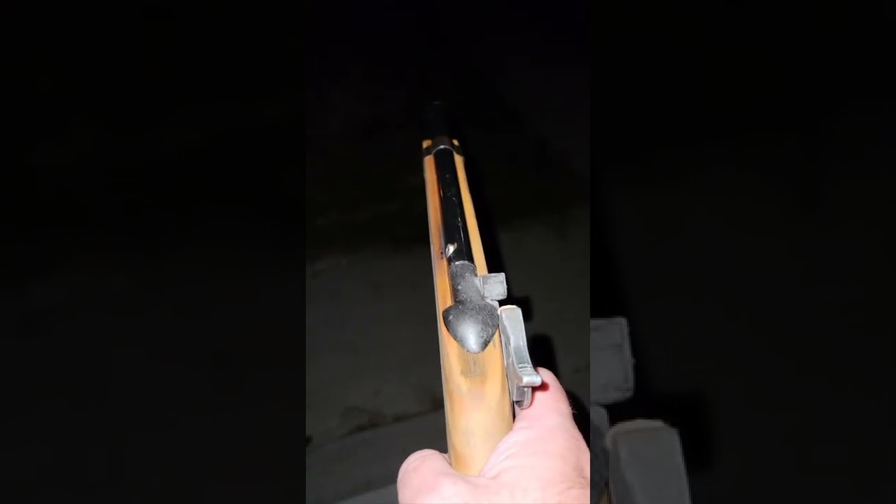 shooting cap gun with Armstrong's  powder