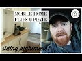 UPDATE ON OUR CURRENT MOBILE HOME FLIPS \\ living hope renovations