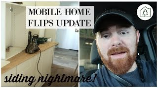 UPDATE ON OUR CURRENT MOBILE HOME FLIPS \\ living hope renovations