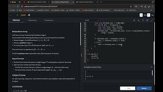 Famous Redundant array Codechef starter 141 Net Worth
