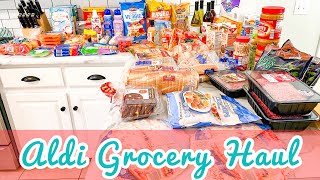 ALDI Grocery Haul || Budget Shopping || Save money this year!