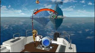 Fishing-hook Gameplay Boss Lv.40:Blue Whale Caribbean Sea