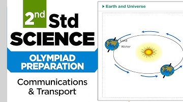 2nd Std Science | Communications & Transport | Earth & Universe | Practice || Olympiad Preparation