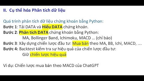 Phân tích dữ liệu chứng khoán bằng Python - Bài 7:  Bollinger Band (Trung bình và độ lệch chuẩn)