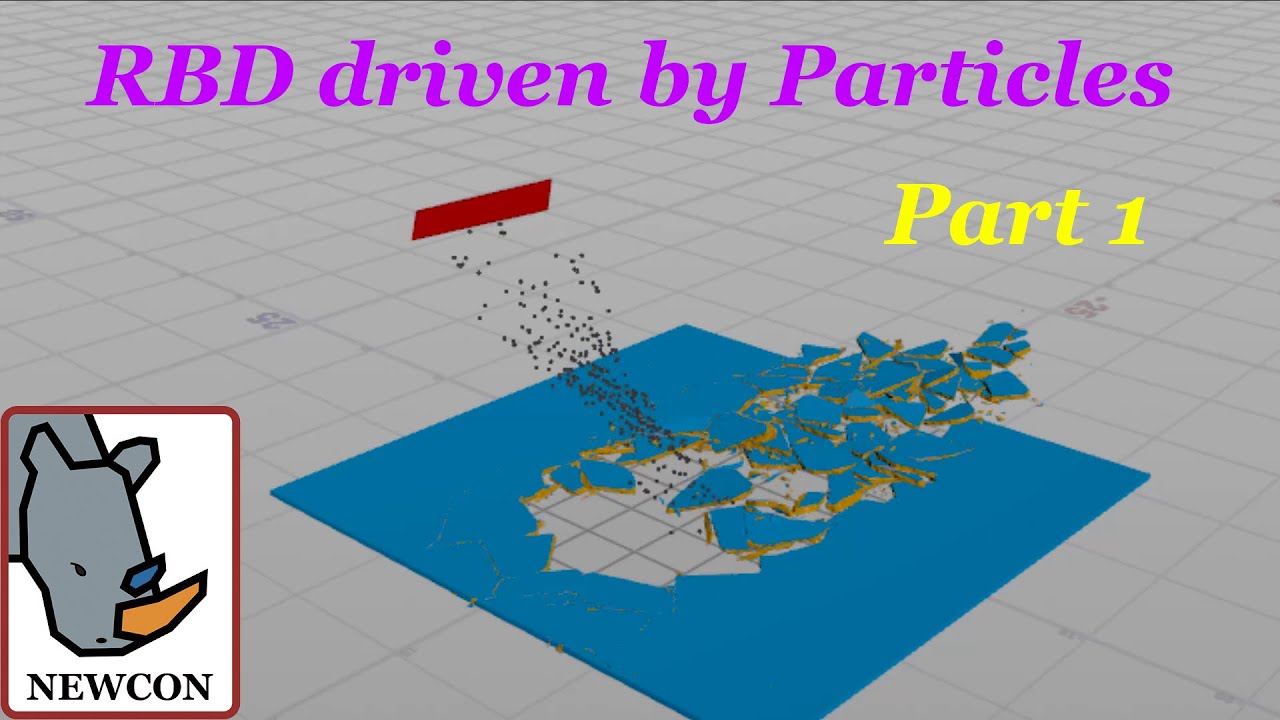 [ 후디니 | 중급 ] RBD driven by Particles in Houdini - Part 1 - YouTube