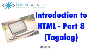 Episode 011: Using Relative Path - Intro to HTML Part 8 (Tagalog)