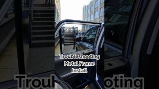 Troubleshooting Metal Frame installation