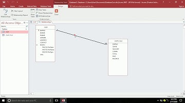 ms access 2016 tutorial for beginners -part 9 || table relationship database || ms access in pashto
