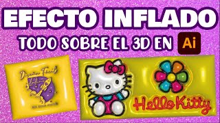 EFECTO 3D INFLADO (TODO SOBRE EL 3D EN ILLUSTRATOR)