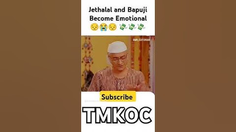 Jethalal & Babuji Become Emotional 😭💸 #tmkoc @DhairyaGupta1111