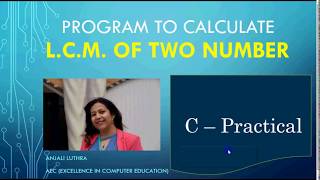 Program to calculate LCM of two numbers | Learn Programming in C