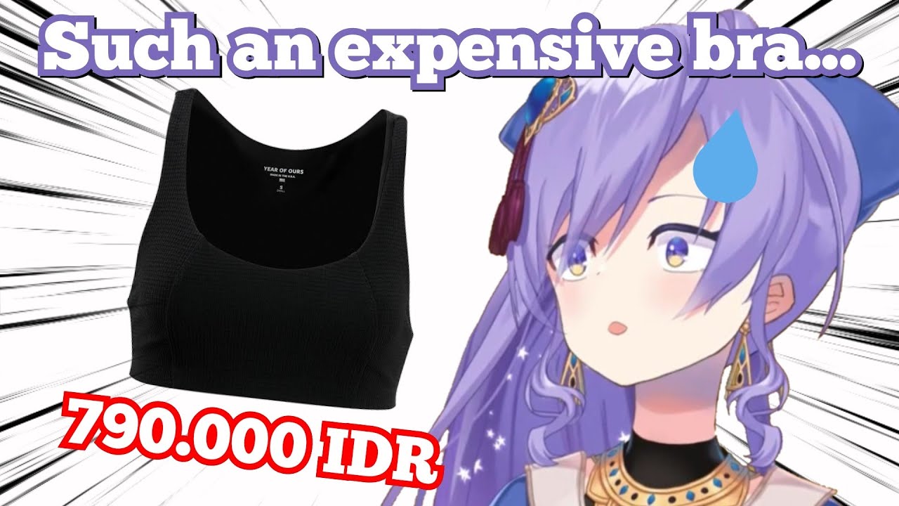 Moona is shocked by the price of bra for her chest size【Hololive Eng Sub】 