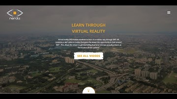 Video Presentation of the Website of Nerdiz 360 Degree powered by Roopokar
