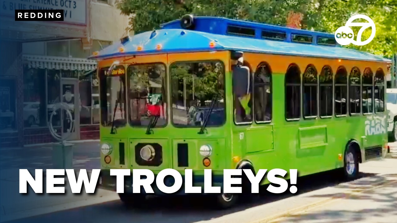 Redding introduces charming new trolleys to promote public transit
