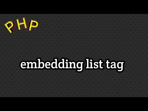 List Tag with php | php and unordered list in hindi | printing list using php