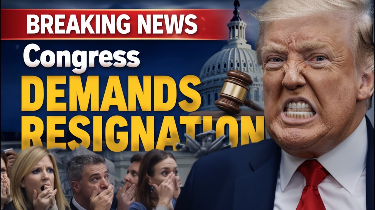 BREAKING  Trump FURIOUS as Congress Calls for Resignation!