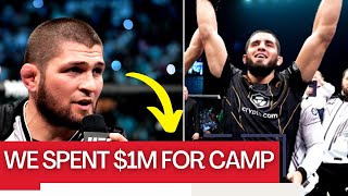 UFC 280 Payout, Khabib Spent $1M for Islam Makhachev&#39;s Camp