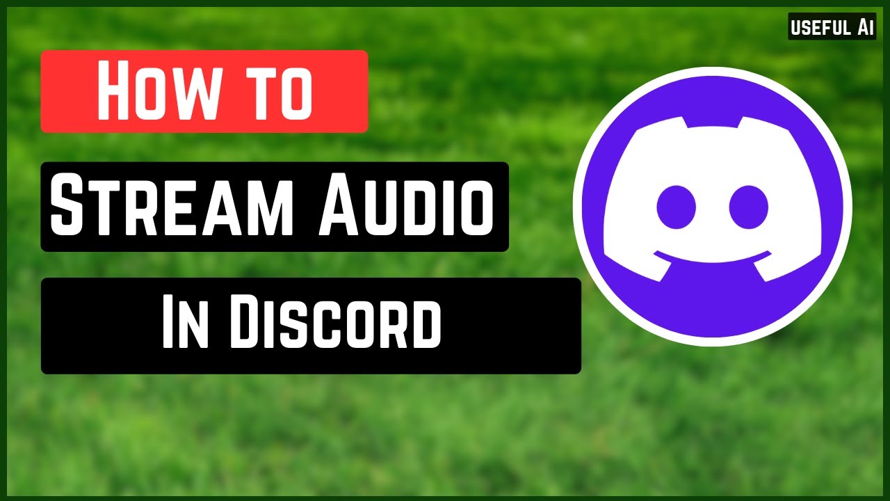 How to Stream Audio on Discord | QUICK AND EASY - YouTube