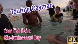 Visiting Star Fish Point and Bioluminescent Bay - Cayman Islands