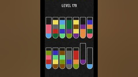 Water Sort Puzzle Level 179 Solved
