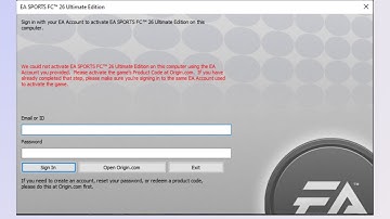 Fix EA FC 26 activate error on PC with EA Play Pro
