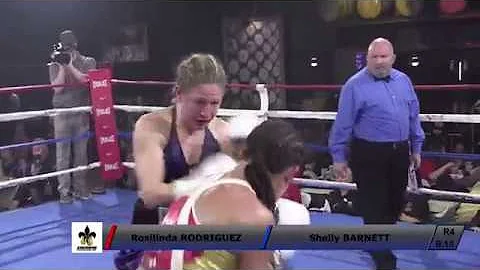Fight 6:  Rosalinda "Venom"  Rodriguez vs "Machine gun" Shelly  Barnett