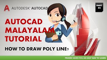 AutoCAD Malayalam Tutorial Part #4 | How to draw Poly Line