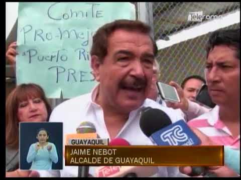 Nebot inaugura obras en Chongón