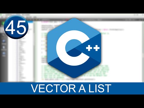Tutorial de cómo Convertir VECTOR en LIST en Lenguaje C++