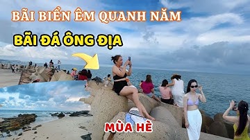 Bãi đá ông địa biển cực êm  mùa hè,  điểm đến không thể bỏ lỡ du lịch Phan Thiết ❤️ 🏝