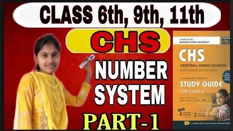 B.H.U ( C.H.S) Entrance paper //class 6th math// first chapter number system // exam 2021 new video
