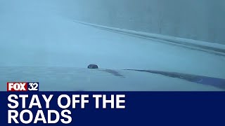 Indiana drivers urged to stay off roads amid Winter Storm Warning