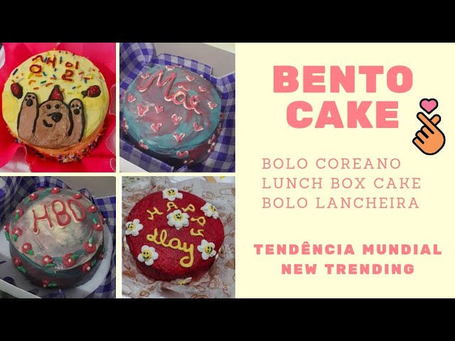 Bentô cake: conheça os bolinhos coreanos populares da internet - Casa e  Jardim