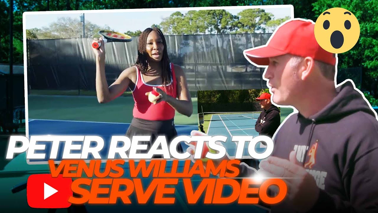 Tennis coach reacts to Venus Williams How to Hit a Serve Instruction Video