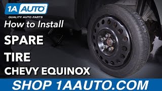 How to Change Spare Tire 10-17 Chevy Equinox