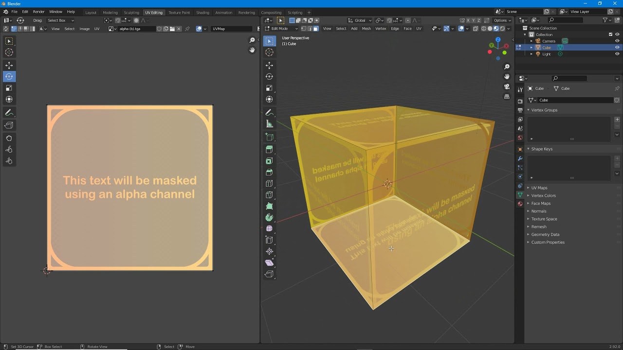 Blender 2.9+ Basic Refraction (transparency) YouTube