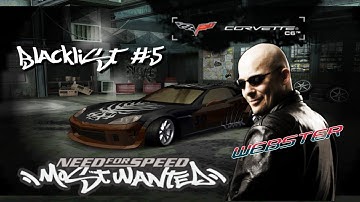 Need for Speed Most Wanted BLACKLIST 5 WEBSTER Gameplay Walkthrough